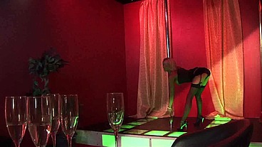 Cate, Cyprus And Tia Gyrate In Black Lace And Fight For Assfucking Meatpole