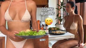 Hot Mommy in Bikini Woke me up With a Special Breakfast POV