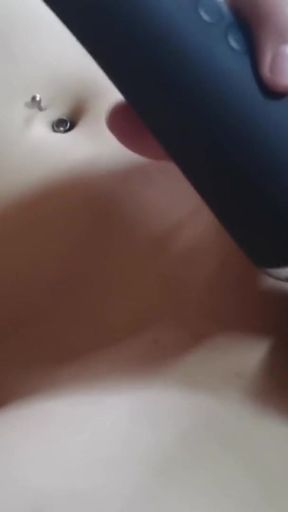 I play with my wand till orgasm (full vid on my Onlyfans)   Clip 1