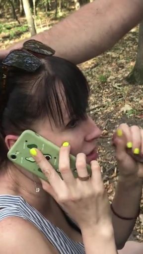 Emotional moment from &quot;Took My Married Friend to the Woods for a Blowjob - Her Ex Called Saying He&#039;s Nearby While She Had&quot;