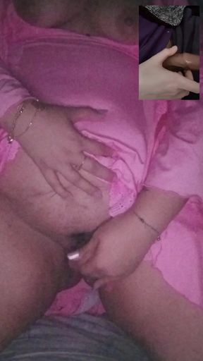 Discord Live Jerk: She Uses Toy, He Jerks to Orgasm