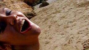 She loves to be fucked at the beach