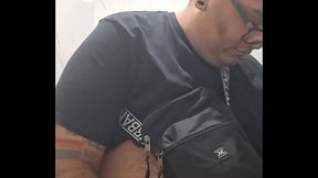 Vaibhav Pisses Discreetly In The Toilet