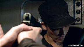 ”Bank robber bound & ravaged”