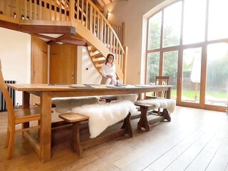 Cheating wife caught banging the window cleaner Johnny Bravo