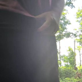 Jerking off on a Hot Day in the Woods