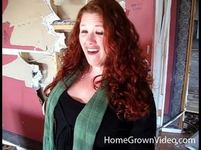 Jennifer Van Beaver sucks and jerks glory hole cock