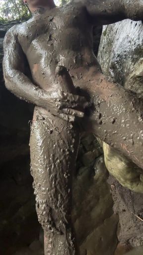 Playing outside in the mud   Clip 1