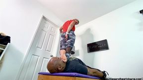 Rapture's Smash Box - Goddess Rapture Crushes Her Slave with Full Weight Trampling, Face Standing, Stomping, and Face Sitting While He's Chained To The Box - All Topped Off with Foot Gagging and Foot Smothering - HD (MP4)