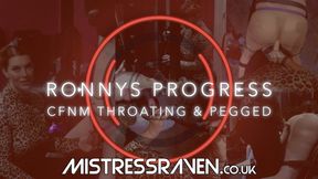 [847] Ronnys Progress CFNM Throating Pegged