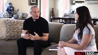 Priest taking curvy teens anal virginity