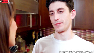 Step-Mother's Big Boobs Soothe StepSon After A Long Day - Alexis Luxe