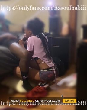 Watch the TV While I Milk Your Dick