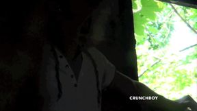 Jimy fucked outdoot by straight curious