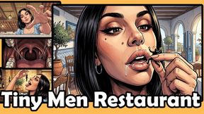 [STORY] Giantess Food Vlogger Tries Tiny Men Restaurant – Giantess Vore Story