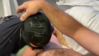 Another wet, sloppy blowjob for straight, verbal dom