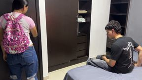 We Shared a Hotel Room for One Night. and Everything Got Out of Control with a Hard and Rich Fuck Until Her Wet Pussy Was Fill