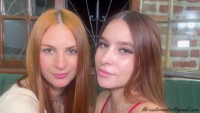 HOT DEEP KISS (ONLY KISS WITH TOPLESS) - TOP GIRL BRUNA AND HOT REDHEAD - NEW MR OCT 2025 - FULL VERSION - EXCLUSIVE ACTRESS