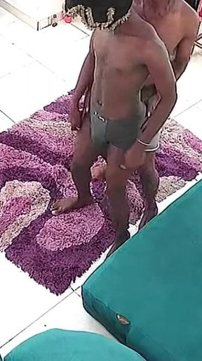 Homemade Bisexual Fuck MMF with Big Boobs Ebony Slut