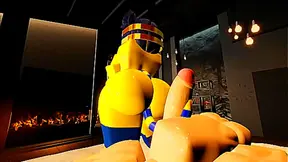 Ankha Impaled by Giant Pale Dick in Hot Roblox Anime Sex Adventure