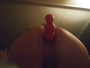 Woops! Put the wrong end of my butt plug in my Ass