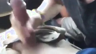 Amateur Gay Car Blowjob with Passionate Oral and Climax