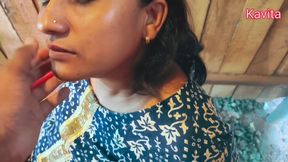 Desi Indian Kavita and Tatya fuck in picnic tent