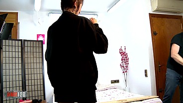 Young domina trying to dominate older man FULL VIDEO