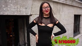 Exquisite Latina Alice Bianchi takes on a monster cock