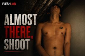 ALMOST THERE, SHOOT: Tattooed Filipino Twink Strokes His Big Shaved Dick and Heavy Balls Until Morning Cumshot