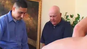 Hot MILF Takes Thick Cumshot As Jealous Husband Watches Secretly