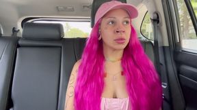 Blowing My Nose in the Car POV Digging for Gold Boogers
