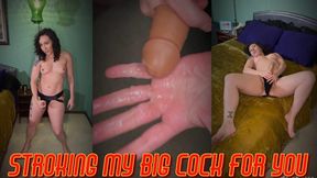 Stroking My Big Cock For You -  Sinn Sage Female Supremacy Strapon Cock Worship 1080