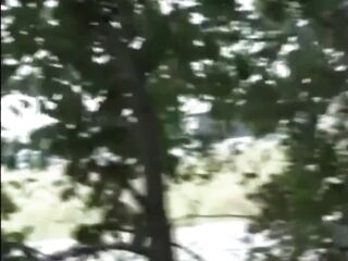 Hawt Golden-haired Mama Screwed Outdoor