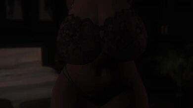 Sweet seduction of a curvy MILF in luxury lingerie