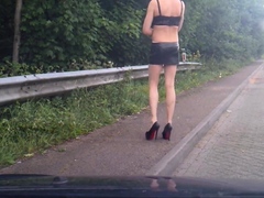 Outdoor Crossdresser Fun
