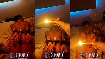 Juego de cera caliente BDSM argentino