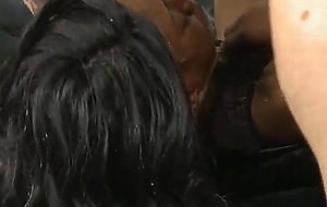 Trazcy kush loves having white cock pounded in her face