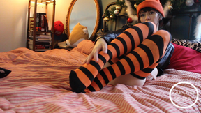 Spinelli Cosplay Leg Worship in Socks
