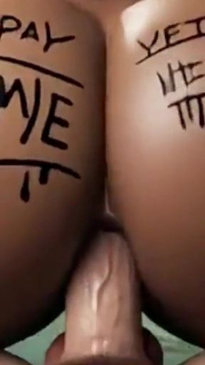 Big Black Ass Intense Anal Massive Cock. Compilation Hentai 3D Animation.