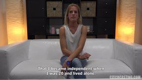 Czech Blonde Amateur Fucks At Casting