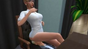 THE PROFESSOR — Detention for the Disruptive Student: Mandatory Pussy Lick