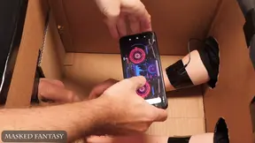 The Crazy Professor's Milking Bot Torments His Cock