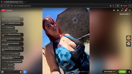 Gorda espaola en la calle