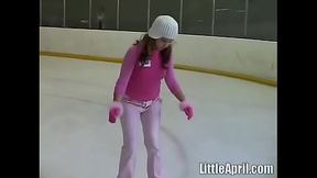Little April And Her Solo Performance At The Skating Ring