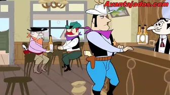 Gay Cowboys Bareback Anal Cartoon Orgy