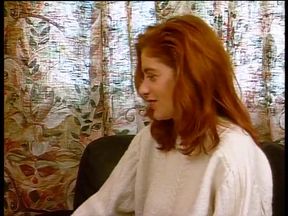 Beautiful babe with short hair is eating wet cunt at the casting.