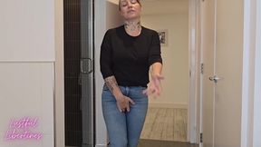 Sister-in-law Jeans Wetting After Her Desperation