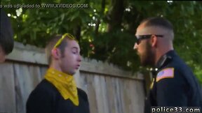 Gay sexy police clip bare and suck me pope cop two daddies are