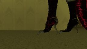 Petite demon girls fuck a guy in the backrooms of VRChat